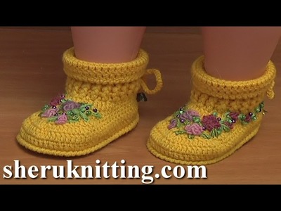 Crochet Baby Ugg Boots Video Tutorial 53 Demo Version