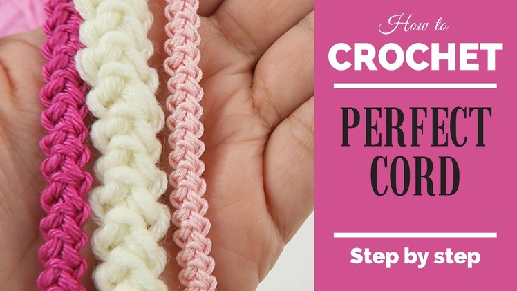 Crochet quick tip #0: Crochet tutorial for absolute beginners: How to make a i-cord for a garland