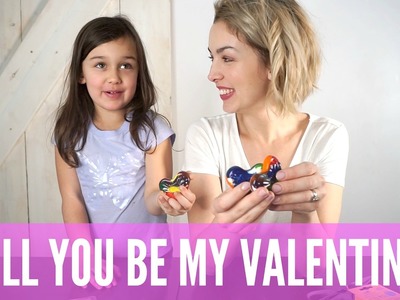 DAUGHTER'S FIRST LOVE?! Valentine's Day Class Cards DIY: It's All Love