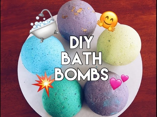 DIY Bath Bombs without Citric Acid!