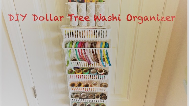 DIY Dollar Tree 150+ Washi Organizer - Easy Less than $5