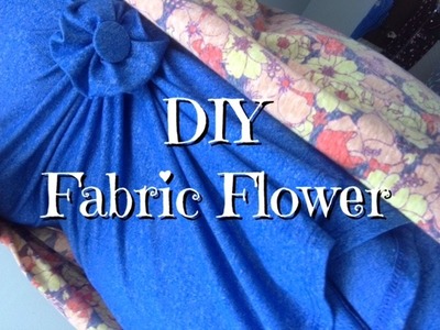 DIY Fabric Floral Rosette