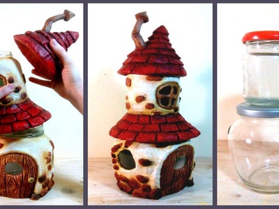 ❣DIY Fairy House with Attic using Two Jars❣