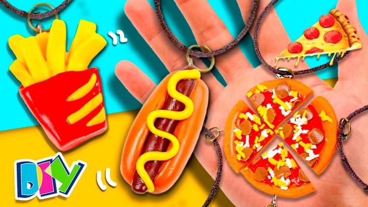 DIY Fast Food FRIENDSHIPS Necklaces * Hot Dog 