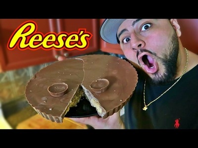 DIY GIANT REESE'S PEANUT BUTTER CUP!!