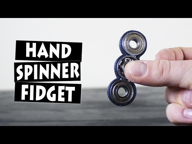 DIY Hand Spinner Fidget Toy | Easy Triple Spinner Fidget