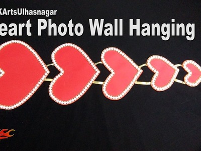 DIY Heart Photo Wall Hanging | Valentine's Day gift Ideas | JK Arts 1176