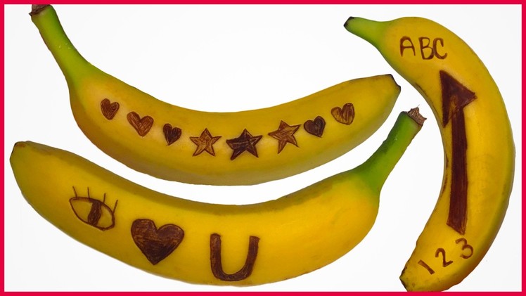 DIY How to Make Secret Spy Banana Messages