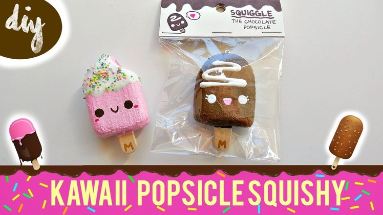 DIY Kawaii Mini Popsicle Homemade Squishy | mishcrafts