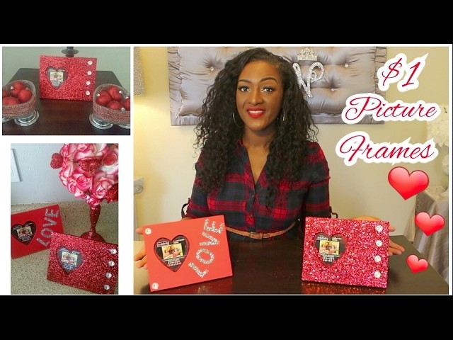 DIY Michael's $1 HotSpot | Wooden Heart ❤ Picture Frame | Valentine's Day