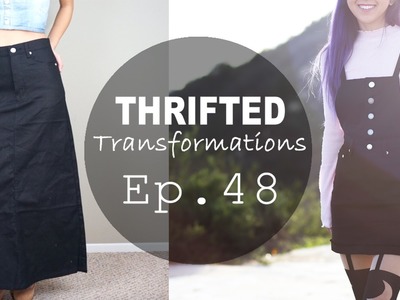 DIY Overall Dress | Thrifted Transformations Ep. 48