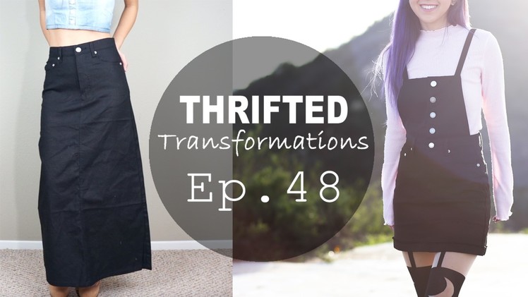DIY Overall Dress | Thrifted Transformations Ep. 48