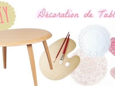 ✮ DIY ✮ Relooking d'une table ✮ Deco Shabby Chic | Table MakeOver | Caly Beauty