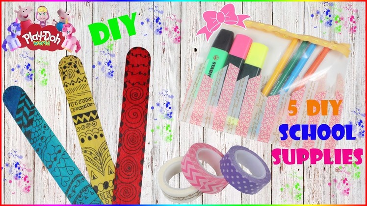 DIY School Supplies | Easy Diy Craft For Back To School
