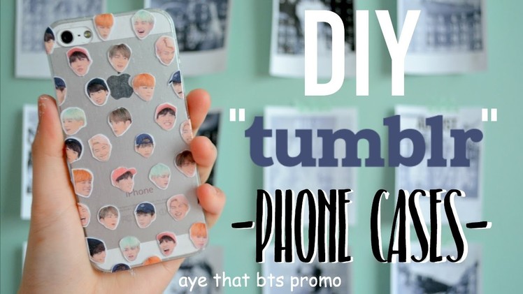 DIY "Tumblr" Phone Cases