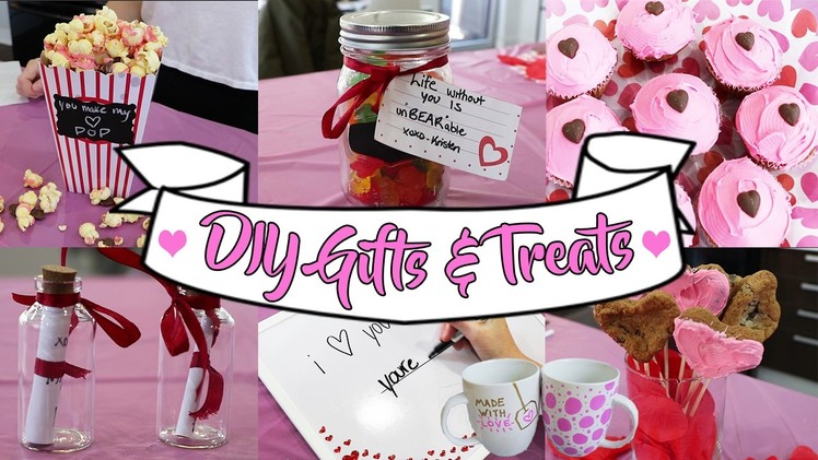 DIY VALENTINE'S DAY GIFTS & TREATS FOR EVERYONE