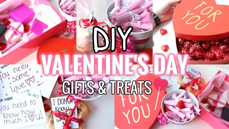 DIY Valentine's Day GIFTS & TREATS ideas 