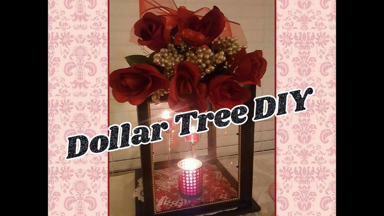 DIY Valentine's Lantern & Tablescape feat. Dollar Tree items!