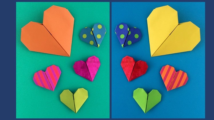 Easy Origami Heart -Make it in less than 5 minutes