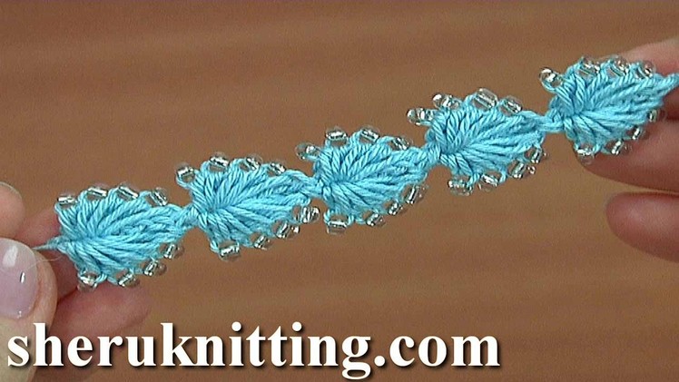 Easy to Crochet Heart String With Beads Tutorial 165