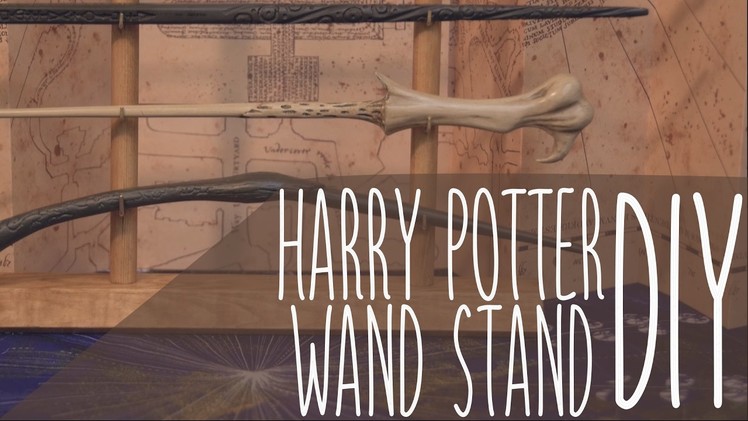 Easy Wand Stand - Harry Potter DIY