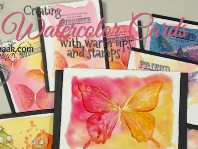 Handmade Cards - Watercolor Wednesday