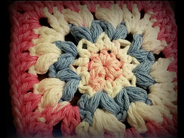 Heart to Heart Granny Square Crochet Pattern Tutorial