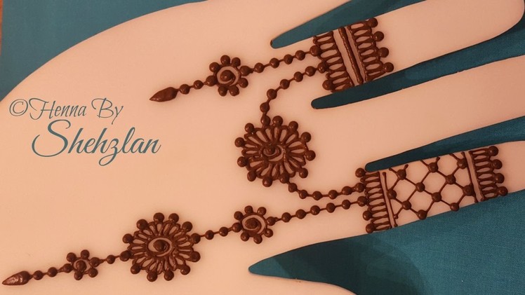 Henna By Shehzlan: How To Henna Tutorial #22 (Jewelry Style)