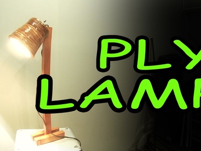 Homemade DIY Plywood Lamp