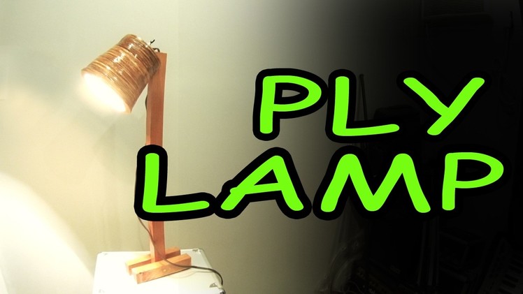 Homemade DIY Plywood Lamp