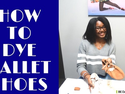 How to Dye Ballet Shoes