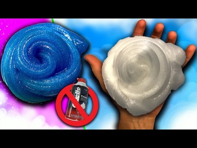 How to make CLOUD SLIME!  DIY Fluffy Slime Recipe without Shaving Cream