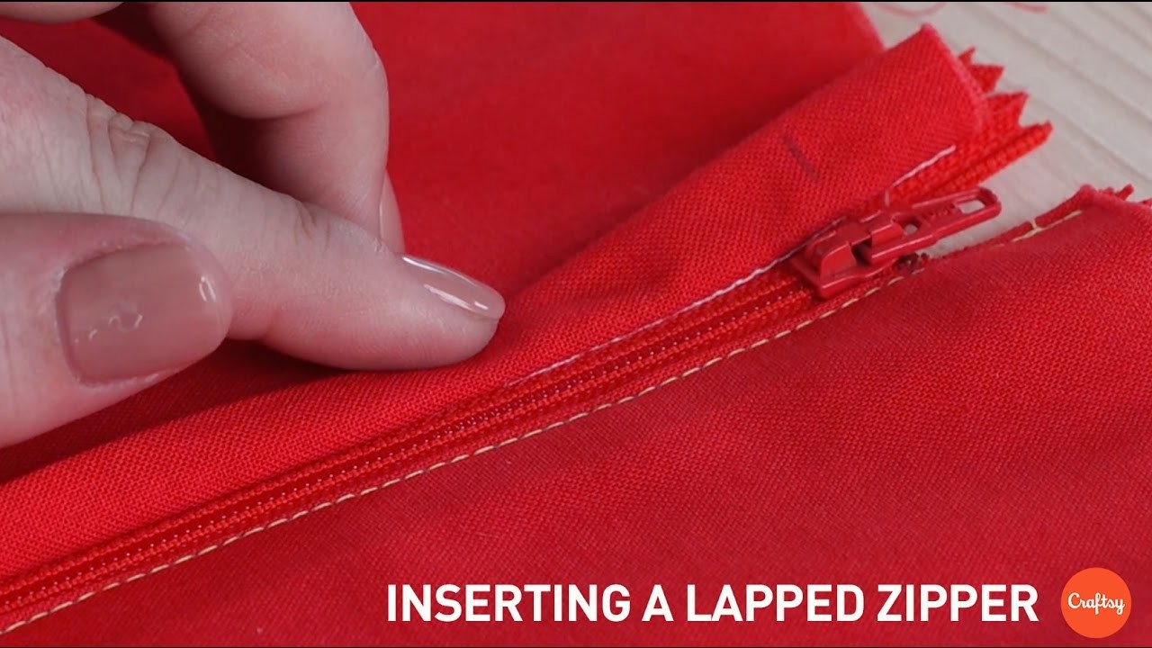 Inserting a Lapped Zipper for Beginners, Sewing Tutorial with Callie