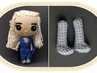 Кукла Дейенерис Таргариен крючком, часть 3. Crochet Daenerys Targaryen, part 3. Game of Thrones.