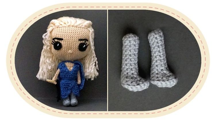 Кукла Дейенерис Таргариен крючком, часть 3. Crochet Daenerys Targaryen, part 3. Game of Thrones.