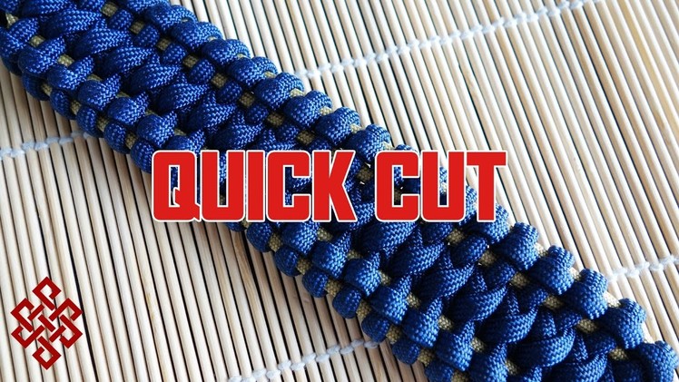 Modified JLC Bar Paracord Bracelet Tutorial Quick Cut