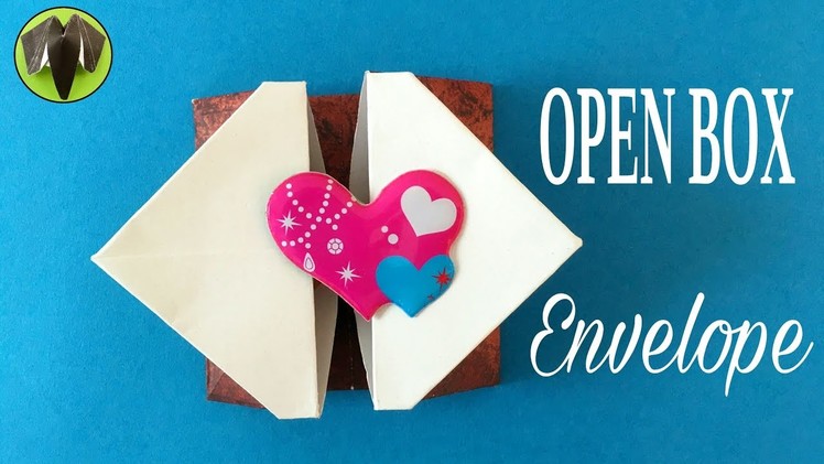 OPEN BOX ENVELOPE -  DIY Origami Tutorial by Paper Folds #696