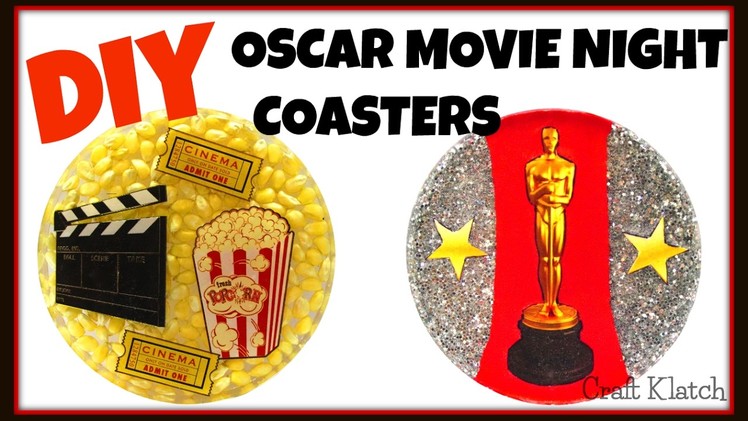 Oscar Movie Night Coasters | DIY Projects | Craft Klatch | Another Coaster Friday | How To