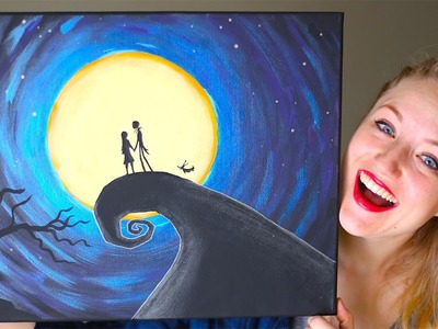 Painting A Nightmare Before Christmas Scene! GIVEAWAY!
