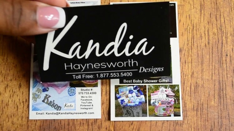 Presentation Tip #2: Sewing & Embroidery Business Cards