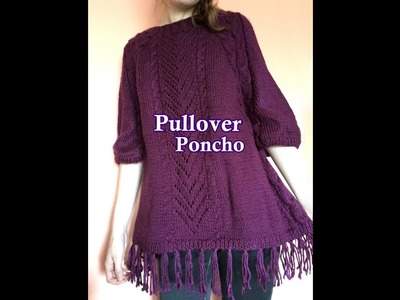 Pullover Poncho - Quick Tutorial (ENG SUB)