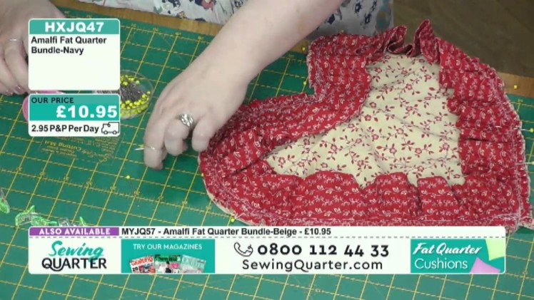 Sewing Quarter - Fat Quarter Cushions and Versatile Vintage Apron