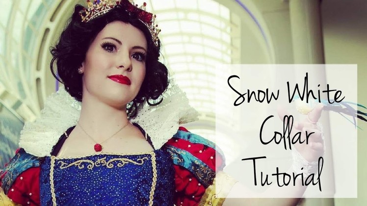 Snow White Costume Tutorial - Elizabethan Stand Up Collar