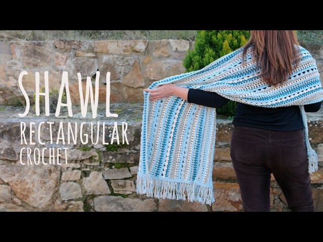 Tutorial Easy Crochet Shawl
