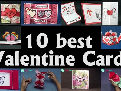 Valentine Card Ideas - Top 10 DIY Valentine Cards to Make At Home