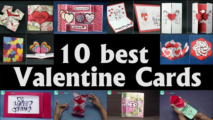 Valentine Card Ideas - Top 10 DIY Valentine Cards to Make At Home