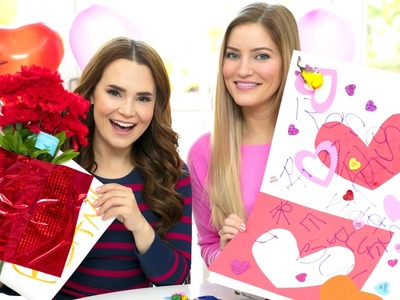 Valentine's Card DIY Blindfold Challenge with Ro!