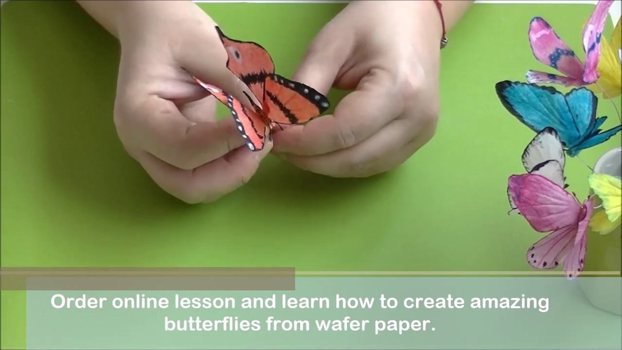 Wafer Paper Butterfly Tutorial With Petya Shmarova Trailer