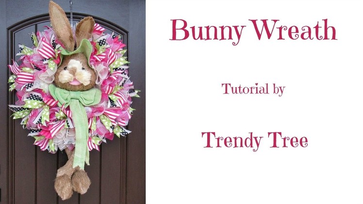 2017 Green Bunny Head with Legs Tutorial by Trendy Tree