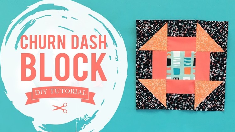 AGF Quilt Block Collection: Churn Dash Block Tutorial